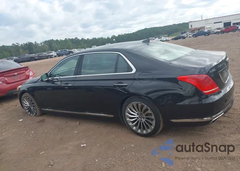 2017 Genesis G90 3.3T Premium z USA, uszkodzony, nr VIN KMHG34JA2HU033165